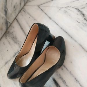 Black Block Heels