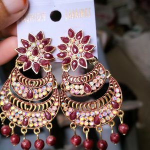 Party Wear Bridal Earrings For Women And Girls