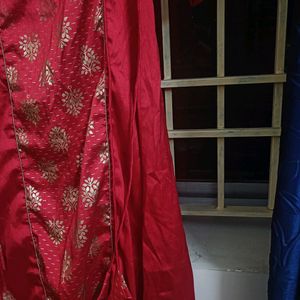 RED PARTY WEAR KURTI