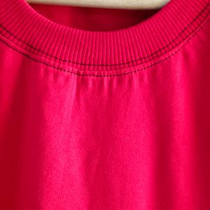 Plain Red Tshirt For Girls