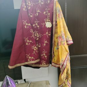 Maroon Lehenga