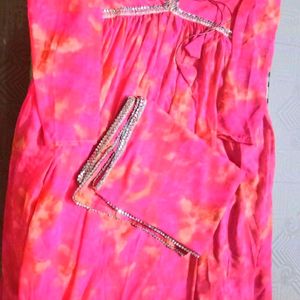 Women Anarkali Kurta Dupatta Set