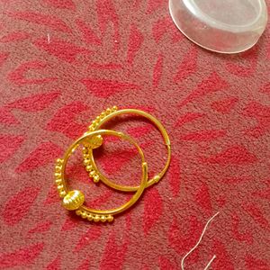 One Gram Gold Earrings