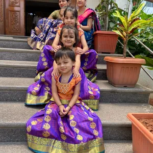 Telugu Pattu Dress Lehenga