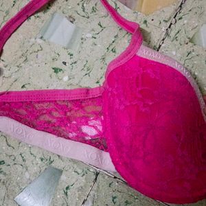 Pink Colour Bra