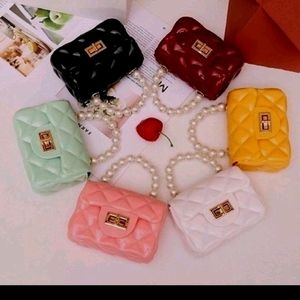 Stylish mini jelly side bag