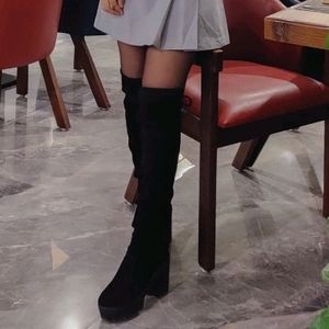 Above Knee Black Boots