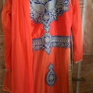 🧡Orange Kurti Set