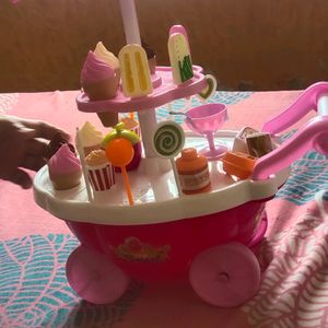 39 Piece Musical Sweet Cart