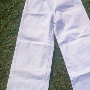 Denim White Pant