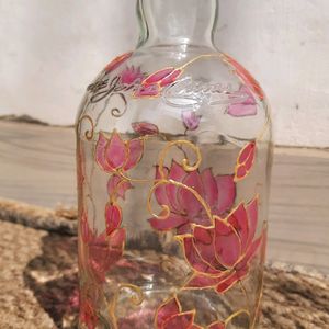 Lotus Bloom Light Bottle Art