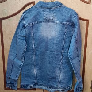 Blue Washed Denim Jacket