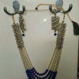 Long Necklace With Earrings