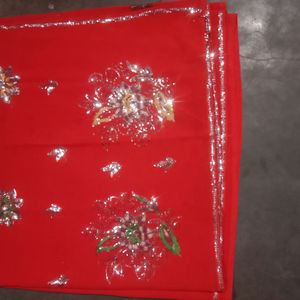 Beautiful Red Color Jammuki Sarees