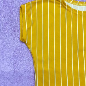 Yellow Striped Tshirt