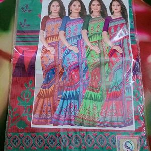 100% Pure Cotton Saree For Daily Wear