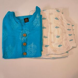 Sky Blue Kurta Set