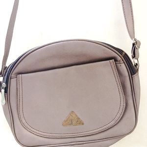 Shiny Nude Sling Bag