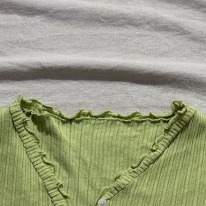 Green Cardigan