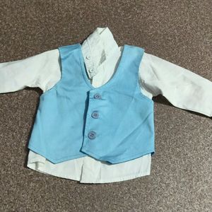 Boys Shirt With Waist Coat