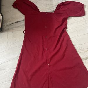 Maroon dress