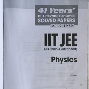 41 Years PYQ Papers (1979-2019) For JEE