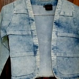 Zola Crop Denim Jacket .. #under500coins