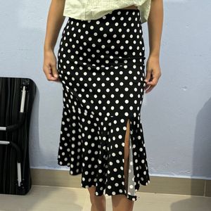 Black And White Madi Skirt