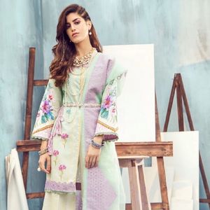 Rungrez Embroidered Lawn Suit