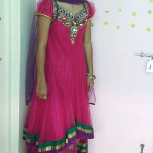 Nated Anarkali Dress