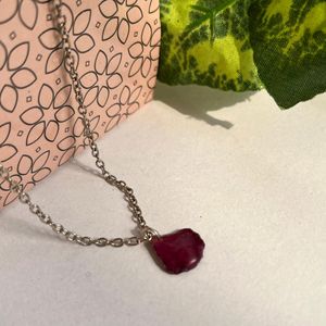 Preserved Rose Pendant