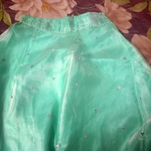 Organza Satin Skrit