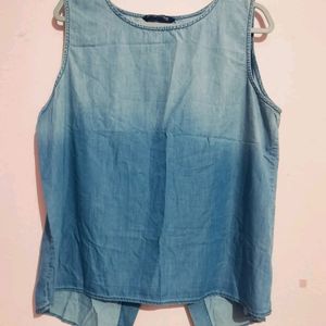 XXL Denim Double Shade Top