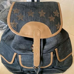 Brand New Denim Backpack