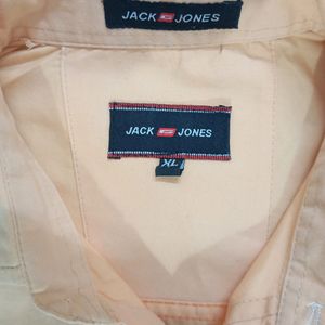 Jack & Jones Yellow Color Cottrage Shirt