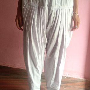 White Salwar For School Girl