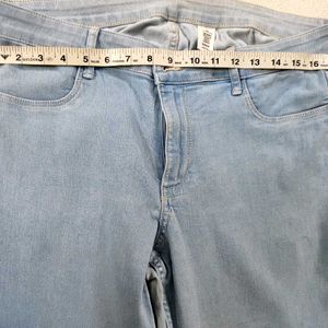 XL Snow Blue Skinny Jeans