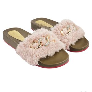 New Catwalk Emblished Pink Flip flops