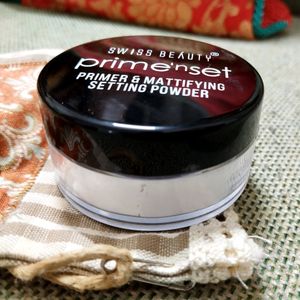 Swiss Beauty Primer Mattifying Setting Powder