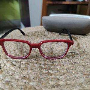 Vincent Chase Red Rectangle Eye Glasses