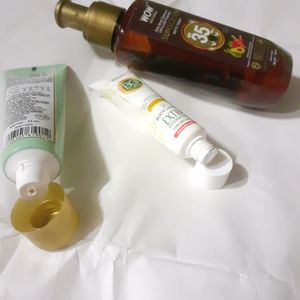 Wow Body Lotion And Sunscreen Combo Skincare Kit 3