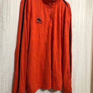 Puma Orange Long Sleeve T Shirt