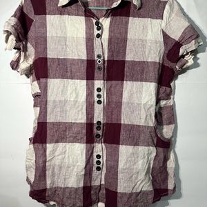 Checked Shirt For Girls