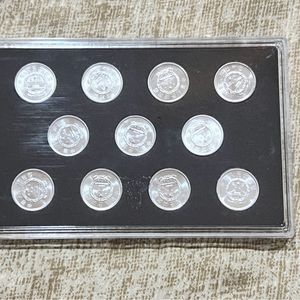 China Proof Set Of 11 Pcs Rare