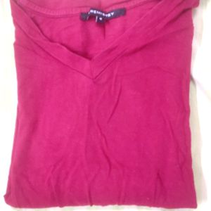 Vneck red Tshirt