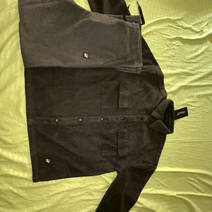 KHAKI POLAR FLEECE SHACKET COORD