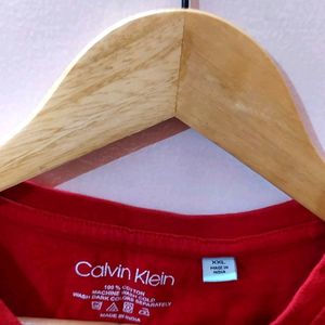 Calvin Klein Red T-shirt (Men's)