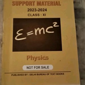 Support Book Of Physics Class 11th