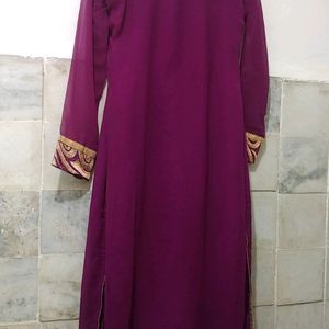 long georgette kurti