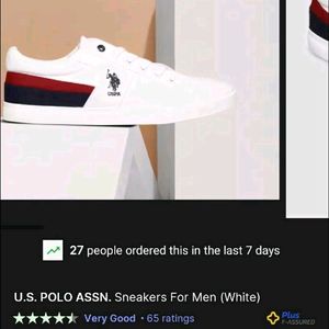 U.S. POLO ASSN. Sneakers For Men (White)